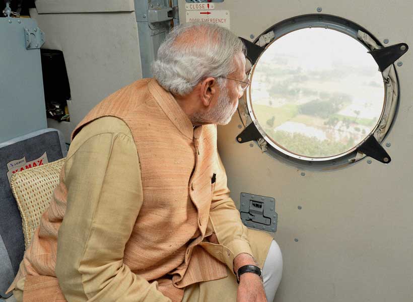 modi airplane