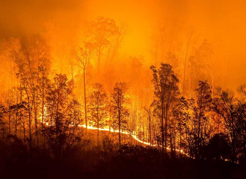 Lesné požiare a búrky postihujú Európu