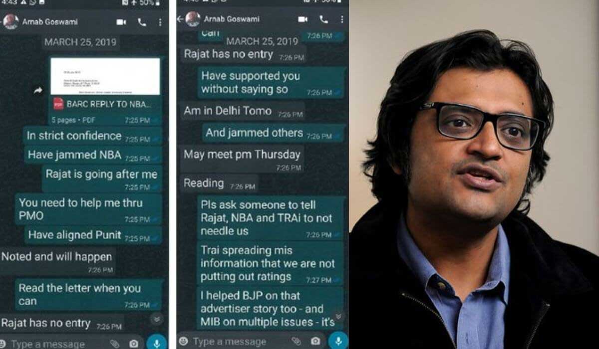 WhatsApp Leaks Land Arnab Goswami In Hot Waters