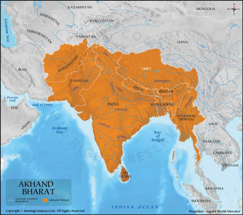 Akhand Bharat Map 