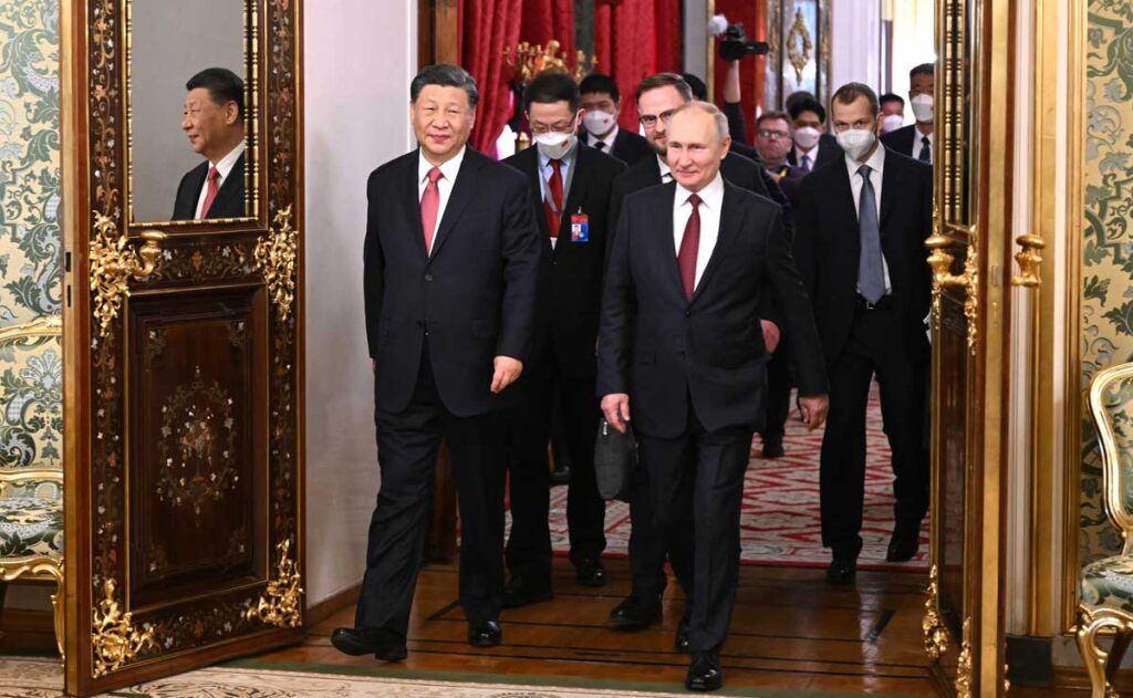 More Advanced Collaboration Expected In 2024 China Russia Ties Modern   Putin Xi Jinping 2 1024x631 