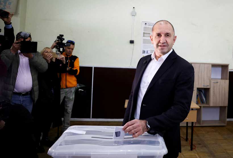Pro-Russian former president leads Bulgaria’s election polls
