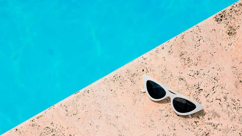 The Pair Of Cheap White Sunglasses